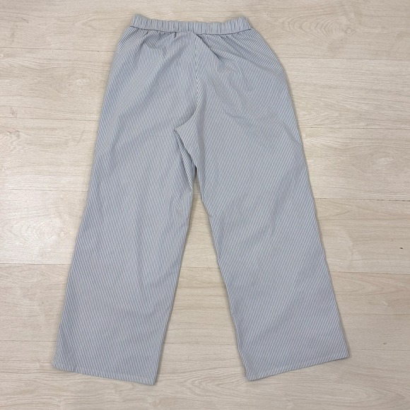 Hollister Sleep Women's Blue Stripe Wide Leg Pajama‎ Pants Size S - Picture 3 of 3